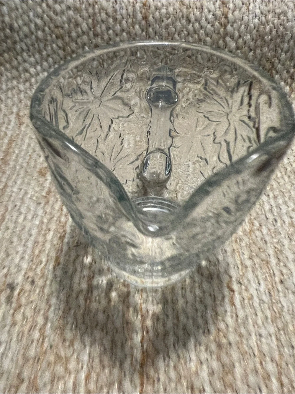Princess House clear textured